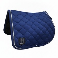 Saddle Pad with Piping Shock Absorbing Numnah Impact Dampening for Horse Riding