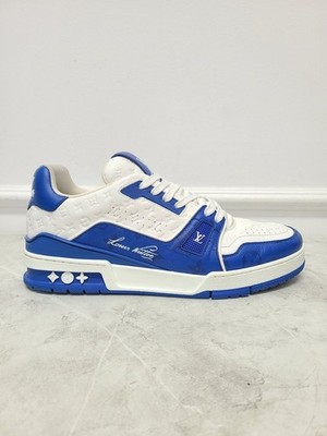 Louis Vuitton Blau LV Monogram Sneaker Turnschuhe 84160524