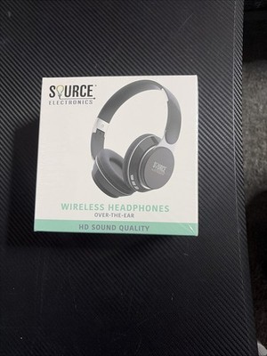 New Source Electronics Wireless Headphones Over-the-Ear Black NIB