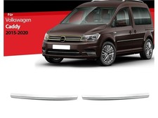 Kühlergrill Leisten für VW Caddy Zierleisten Edelstahl 2015-2020 2 tlg Silber