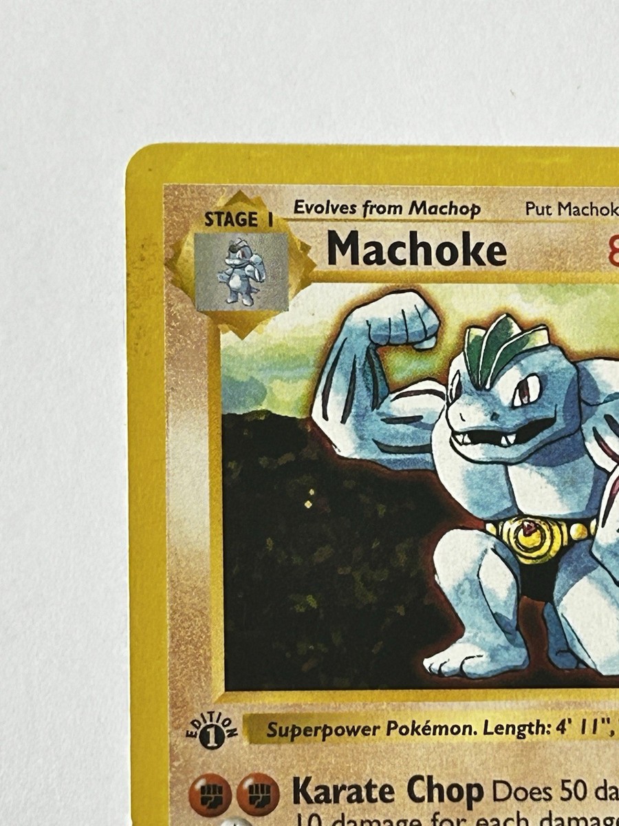first edition machoke pokemon card Pokemon Machamp 1st edition 8/102 never been open main image 0