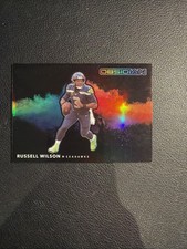 Panini 2021 Obsidian Color Blast Black Insert Russell Wilson CB-4 Seahawks NFL