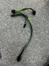 Supermicro CBL-PWEX-0582 8 PCI-E PIN TO TWO PCI-E 6 2 PIN 12V GPU POWER CABLE