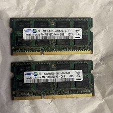 Samsung 2X 2gb DDR3 1333MHz PC3-10600S 204PIN SODIMM Laptop RAM Memory 4gb