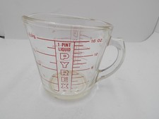 VINTAGE Pyrex Glass Liquid 1 Cup Measuring Cu...