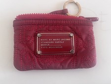Marc by Marc Jacobs Red Coin Purse Key Ring Pouch or Wallet Multi Use