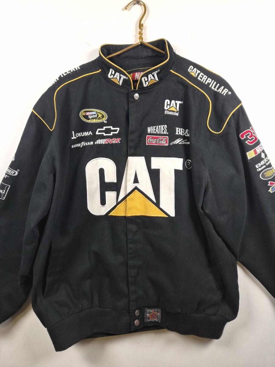 Jeff Burton #31 Caterpillar NASCAR Racing Jacket JH Design Men's