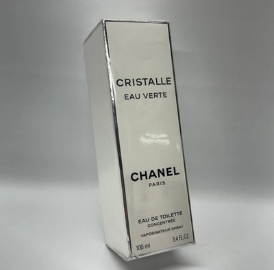 CHANEL CRISTALLE EAU VERTE 3.4 FL. OZ. EAU DE TOILETTE CONCENTREE SPRAY SEALED