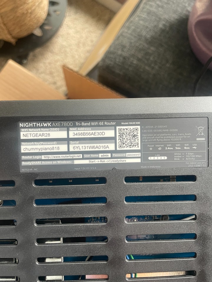 NETGEAR Nighthawk RAXE300 AXE7800 Tri-Band WiFi 6E Router | eBay Australia