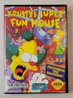 1994 Krusty's Super Fun House Sega Genesis Game Cart & Case No Manual Tested