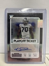 2021 Panini Contenders - Rookie Ticket Alex Leatherwood #149 Playoff Ticket /99