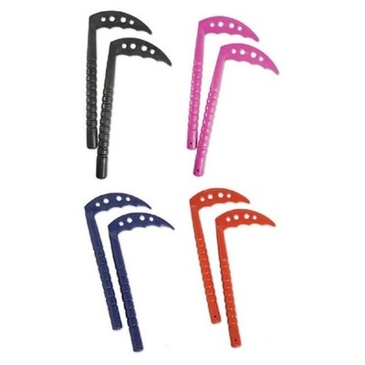   Polypropylene Training Kama Martial Arts Practice Weapons Multi Colors Pair 
