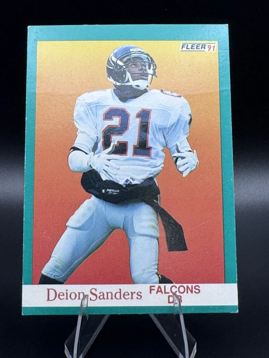 1991 Fleer Deion Sanders #210 for sale | eBay
