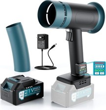 Turbo Dryer Blower For Car 670cfm Cordless Leaf Blower With 2 Extended Tube 21v