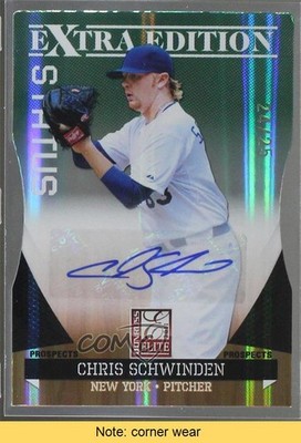 2011 Donruss Elite Extra Edition Prospects 24/25 Chris Schwinden Auto READ f2s
