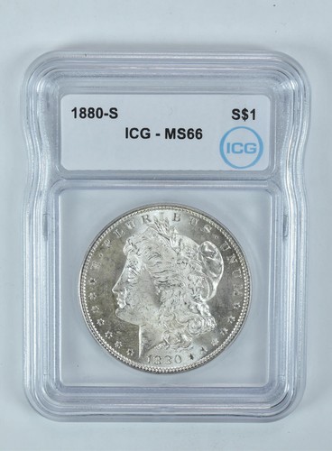 1880-S Morgan Silver Dollar MS66 ICG