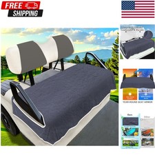 Golf Cart Seat Covers for 2/4-Seater, Microfiber Seat Towel Grey Black