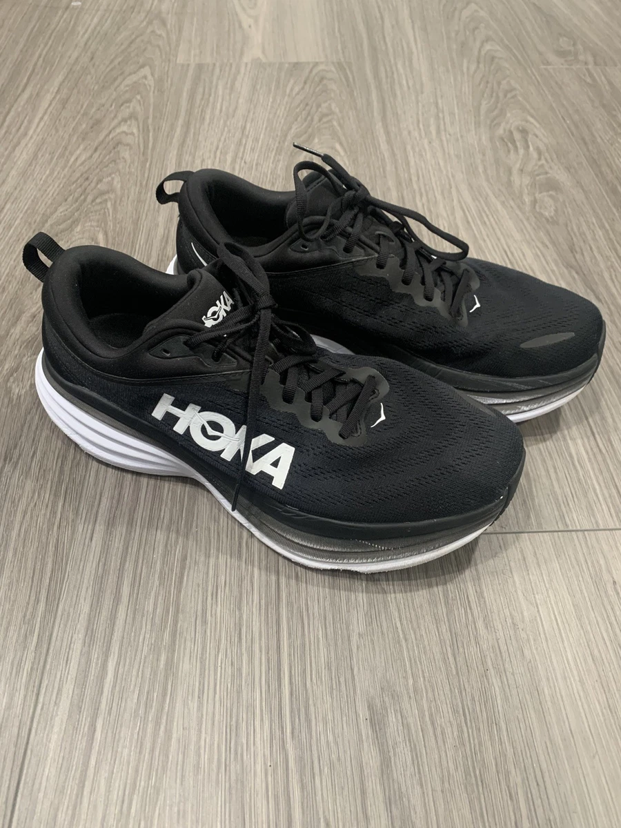 Hoka One One HOKA Bondi 8 2E Wide Black White for sale | eBay display picture 2