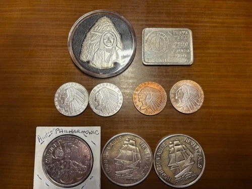 6) Collectible Troy OZs. .999 Fine Silver!