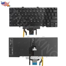 US Series Backlit Keyboard For Dell Latitude 5400 5401 5410 5411 3J9FC W/ L R 