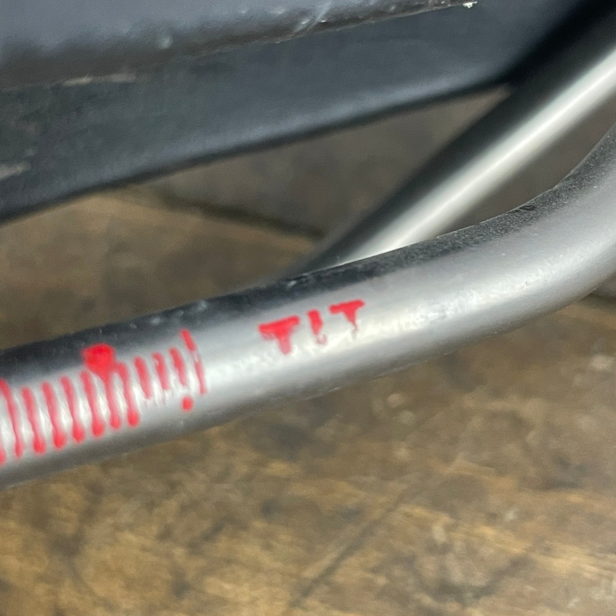 Vintage Cannondale Coda 1000 Seat Titanium Ti Rail MTB Saddle