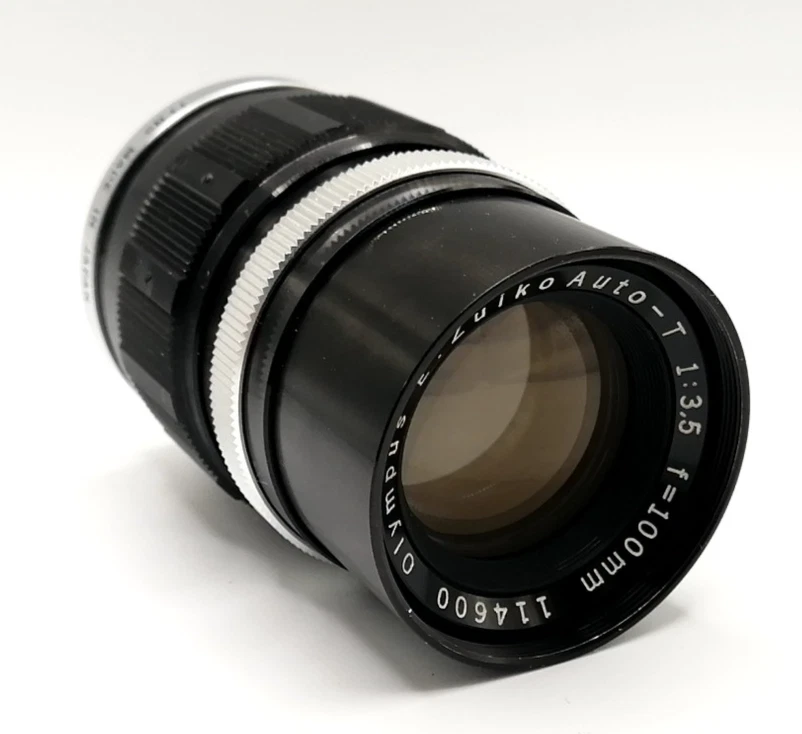 🎦👀🌟N MINT🌟 Olympus E.Zuiko Auto-T 100mm f3.5 Lens for Pen F FT FV From JAPAN - Image 2 of 4