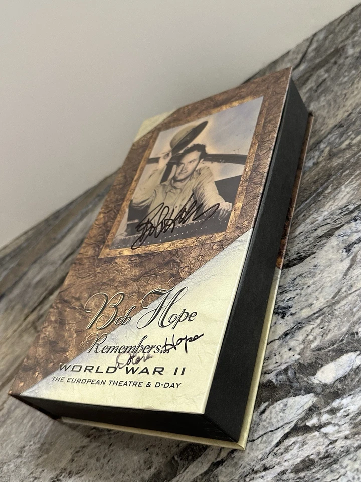 Bob Hope Remembers World War II - SIGNED - 2 DVD Of 1942 Recordings & VHS - Image 3 of 4