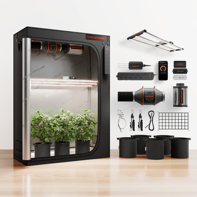 2026 Spider Farmer 4 x2  GGS AC5 Power Strip Complete Grow Tent Kits，w/450W LED