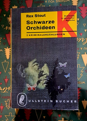 Schwarze Orchideen. -  Zwei Kriminalstories - Rex Stout, Für Sammler