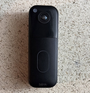 Blink Video Doorbell 1080p Wireless Wi-Fi Smart Camera, Alexa, Black, 1 Cam