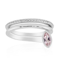Cavill Ring Sterlingsilber Pink Turmalin 0,38Ct Zirkon Damen Schmuck