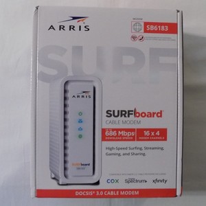 ARRIS Panneaux SURF DOCSIS 3.0 Modem câble SB6183 Nouveauté en boîte blanche