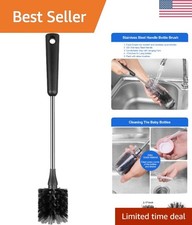 Food-Grade Nylon Bottle Brush with Sturdy Handle - Ideal for All Bottle Types