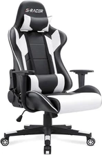 Gaming Chair, Office Chair High Back Computer Chair Leather Desk Chair Racing Ex