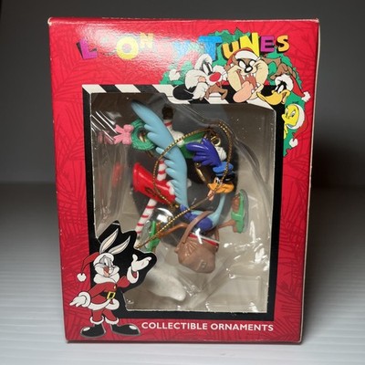 1997 Warner Bros. Looney Tunes Road Runner Collectable Christmas Ornament NIB