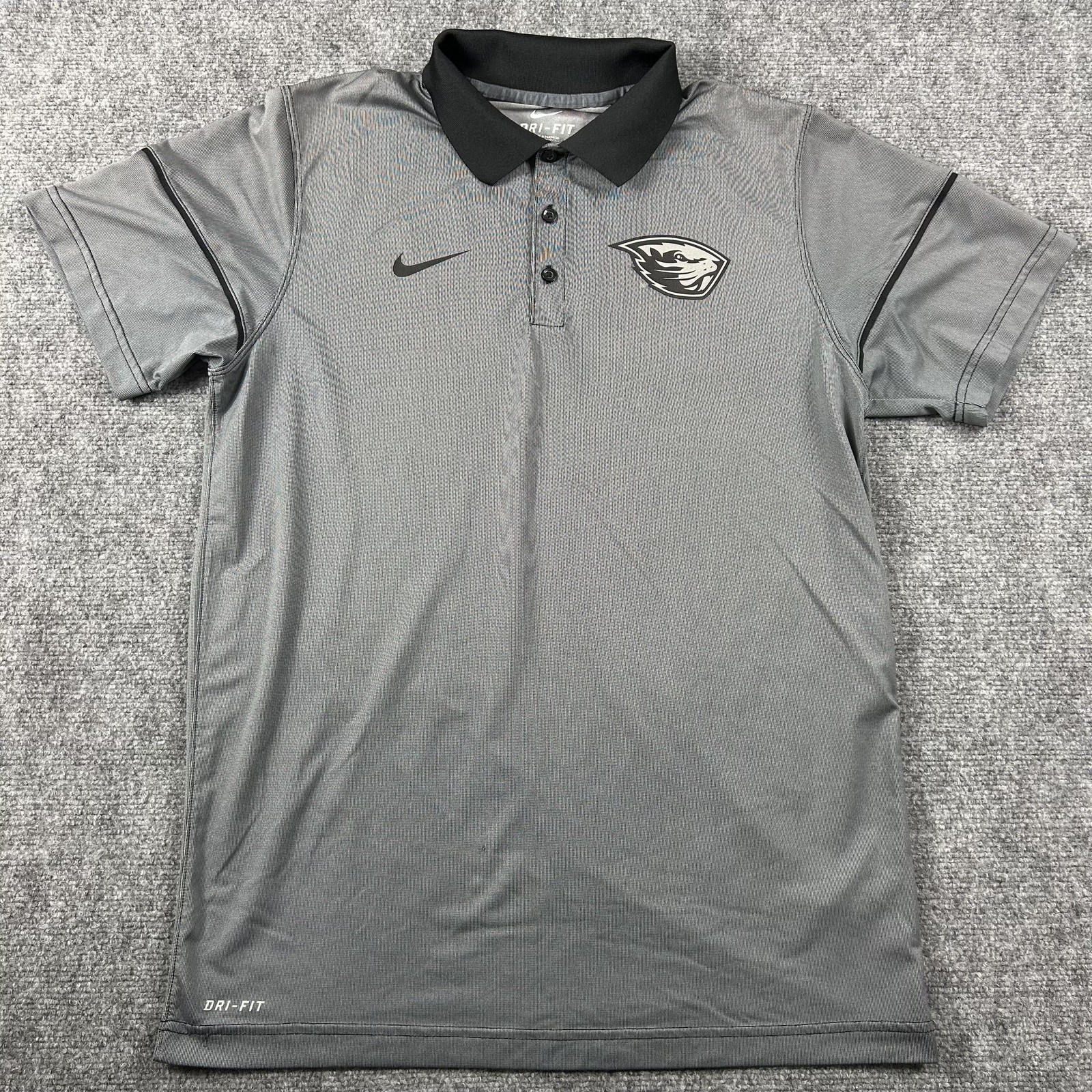 Oregon State Beavers Shirt Mens Large Gray NCAA College Nike