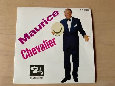 Maurice Chevalier Vinyl EP Barclay Sonderauflage Chanson Valentine Zozo
