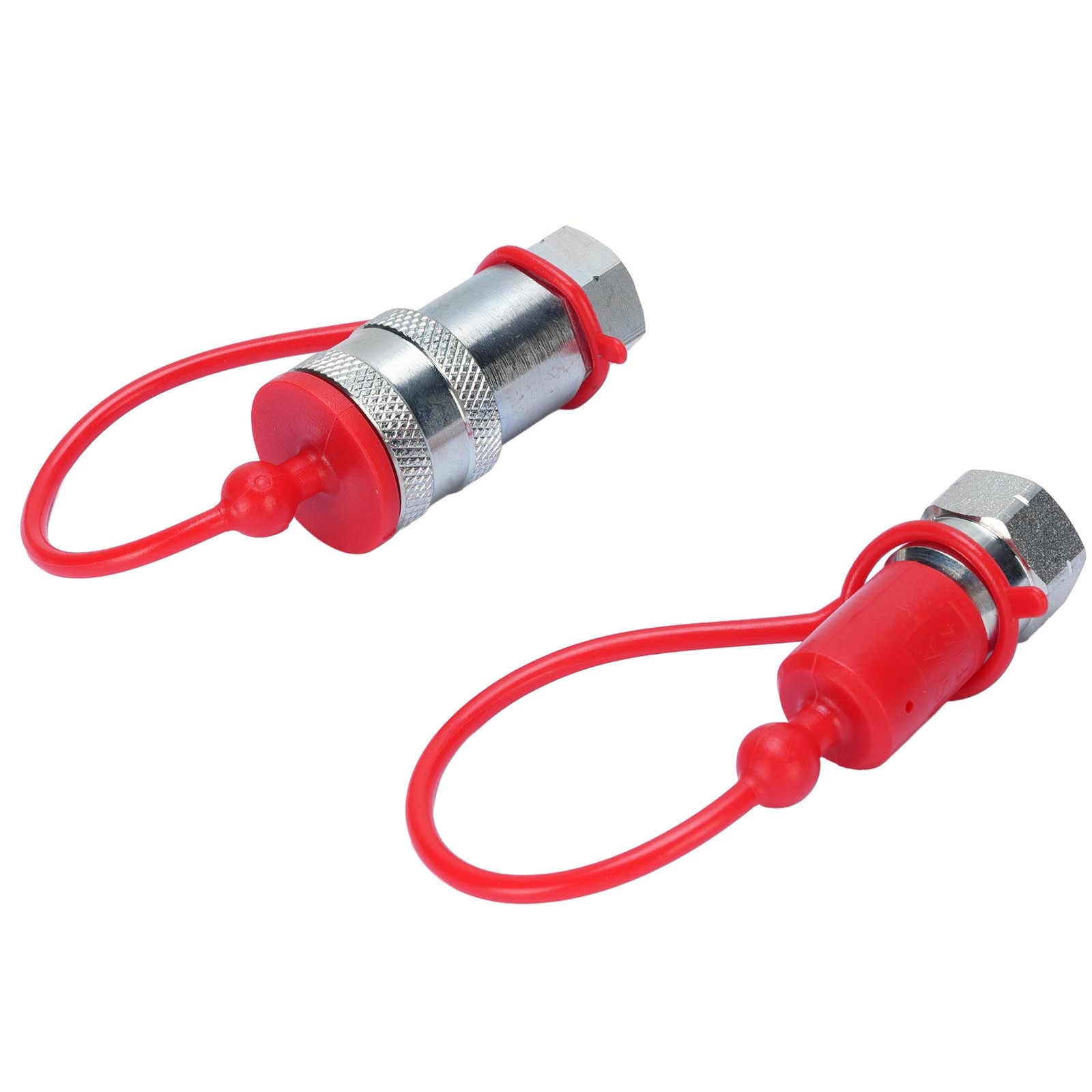 °Hydraulic Quick Connect Coupling 2 Pcs Hydraulic Quick Connect Coupler For
