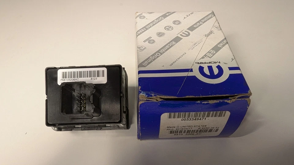 INTERRUPTOR DE CONTROL DE FRENO DE REMOLQUE 13-2024 RAM 1500 2500 3500 19-25 DURANGO OEM MOPAR Foto 3 de 3