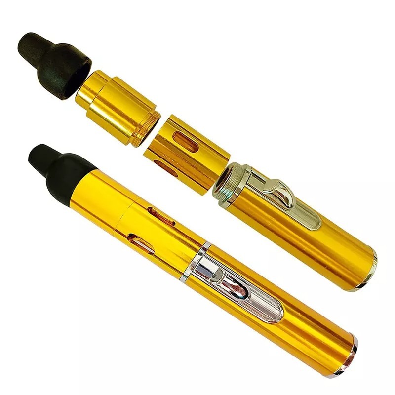 Sneak a Toke Pipe and Click N Hit Wind Resistant Refillable 