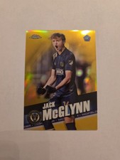 2022 Topps Jack McGlynn Rookie Card Gold #37/50 Philadelphia Union MLS. rookie card picture