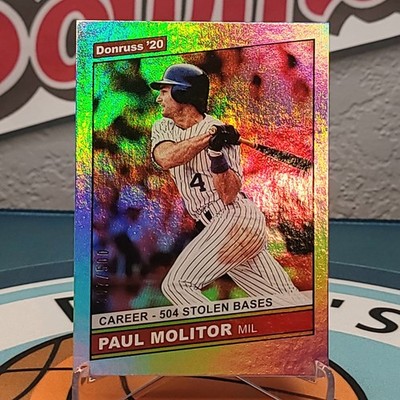 2020 Panini Donruss - Paul Molitor #235 Career Stat Line /500