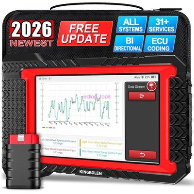 2026 Kingbolen K7 Car OBD2 Scanner Bidirectional Auto Diagnostic Tool ECU Coding