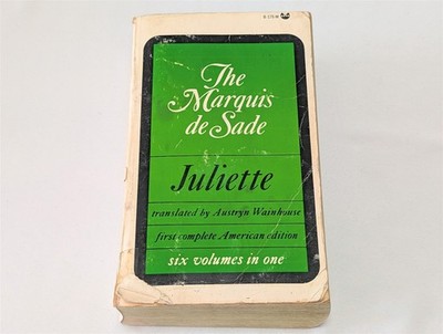 The Marquis de Sade Juliette Austryn Wainhouse Grove Press 1968 Black Cat Ed.