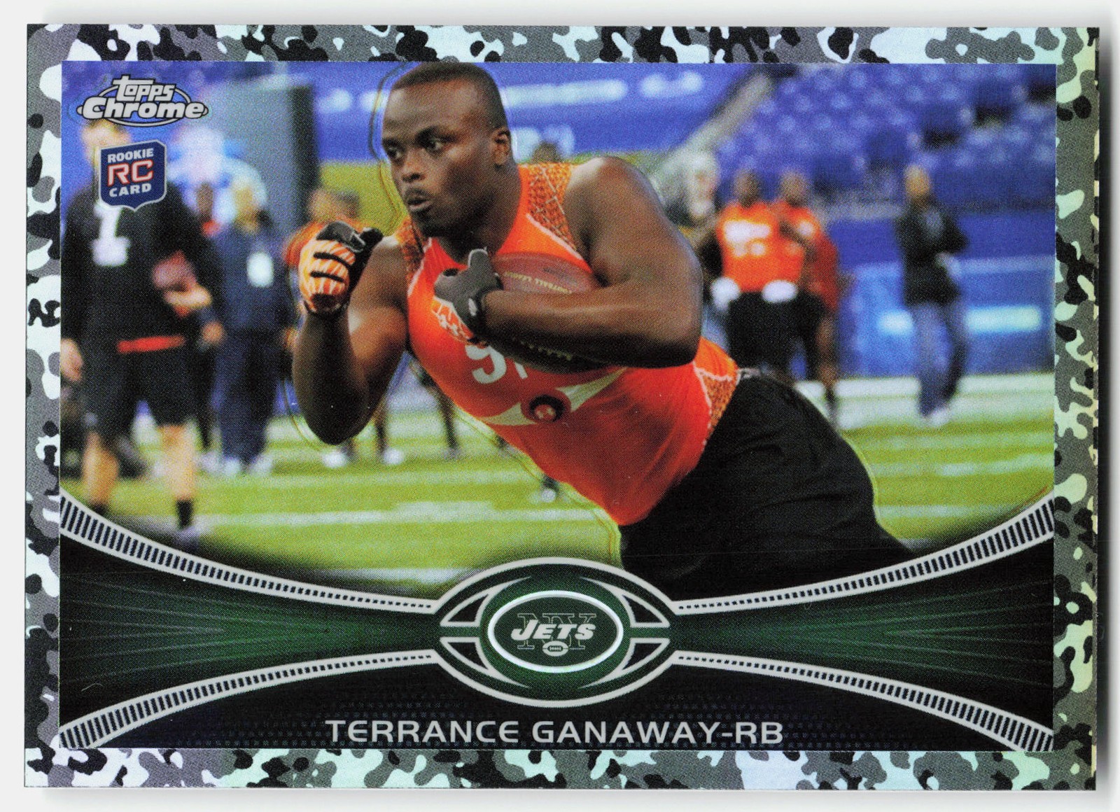 Terrance Ganaway Topps Chrome #173 Camo Refractor