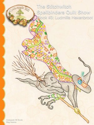 Stitchwitch Spellbinder Quilt Show 3 Ludmilla by CrabApple Hill Studio pre-owned