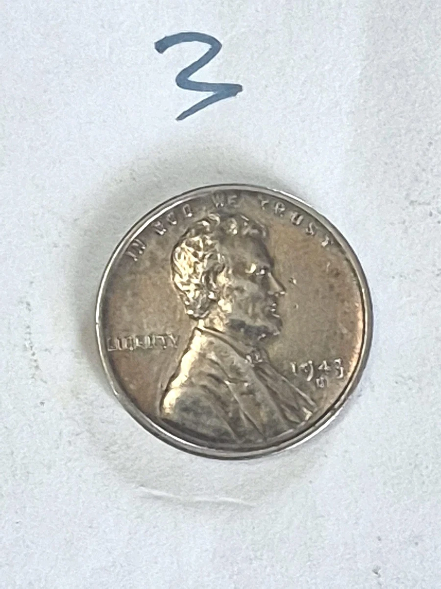 Copper Denver 1943 Year Lincoln Wheat US Small Cents (1909  display picture 1