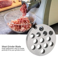 Stainless Steel Meat Grinder Blade Mincer Plate Disc Knife Replacement