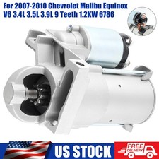 Starter For Chevrolet Malibu 2007 2008 2009 2010 3.5l 6786 Usa