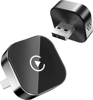 Wireless CarPlay Adapter & Android Auto Dongle, Fast Auto-Connect, Compact Plug